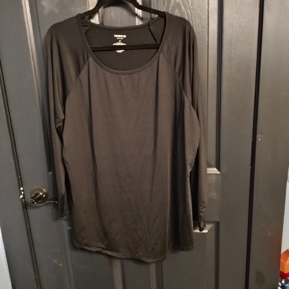 Torrid Black Long Sleeve Tee